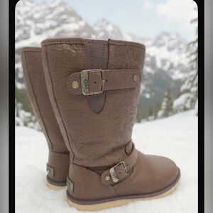 Ugg Women’s Brown Leather Sutter Boot